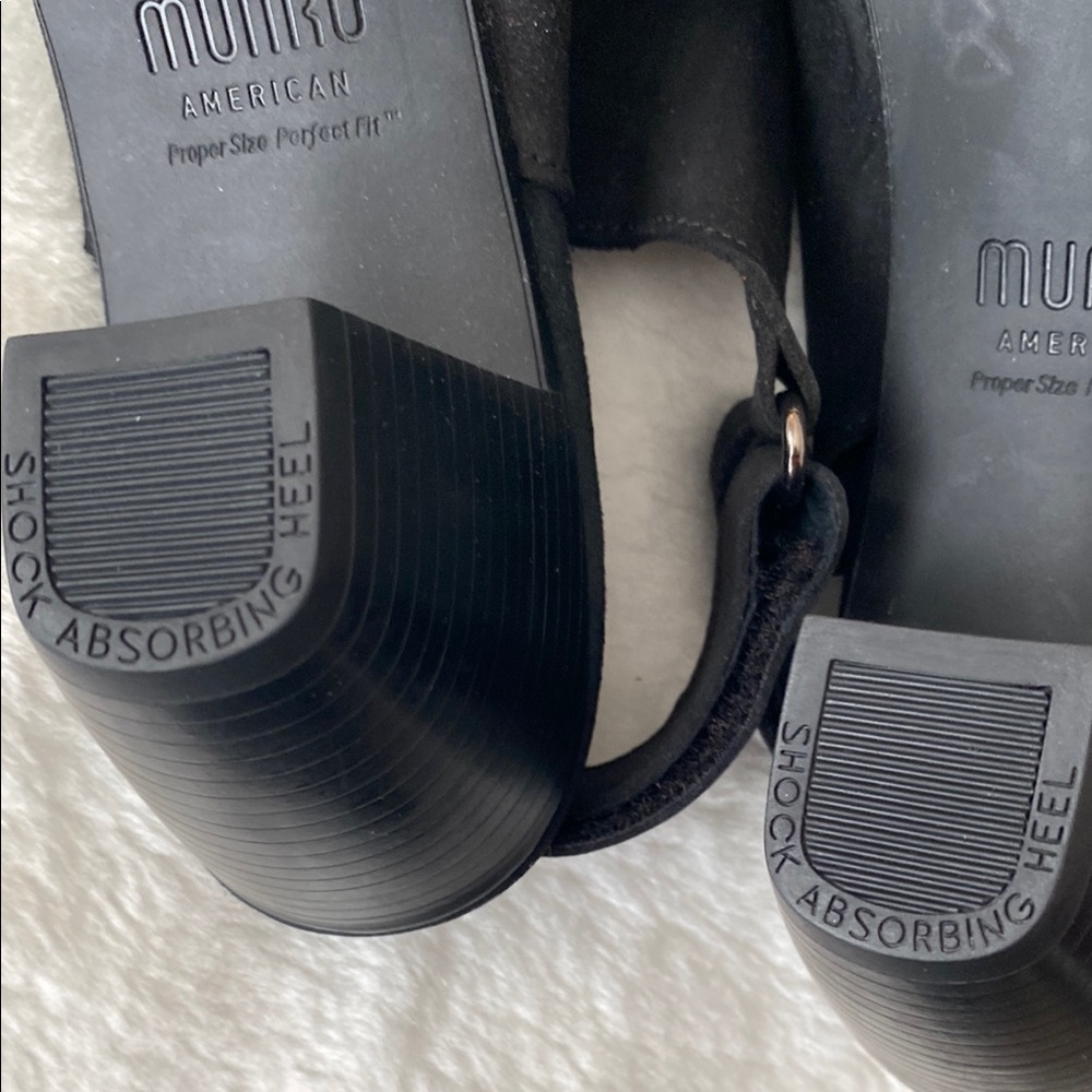 Munro Black Heels with Cage Design - Picture 10 of 10